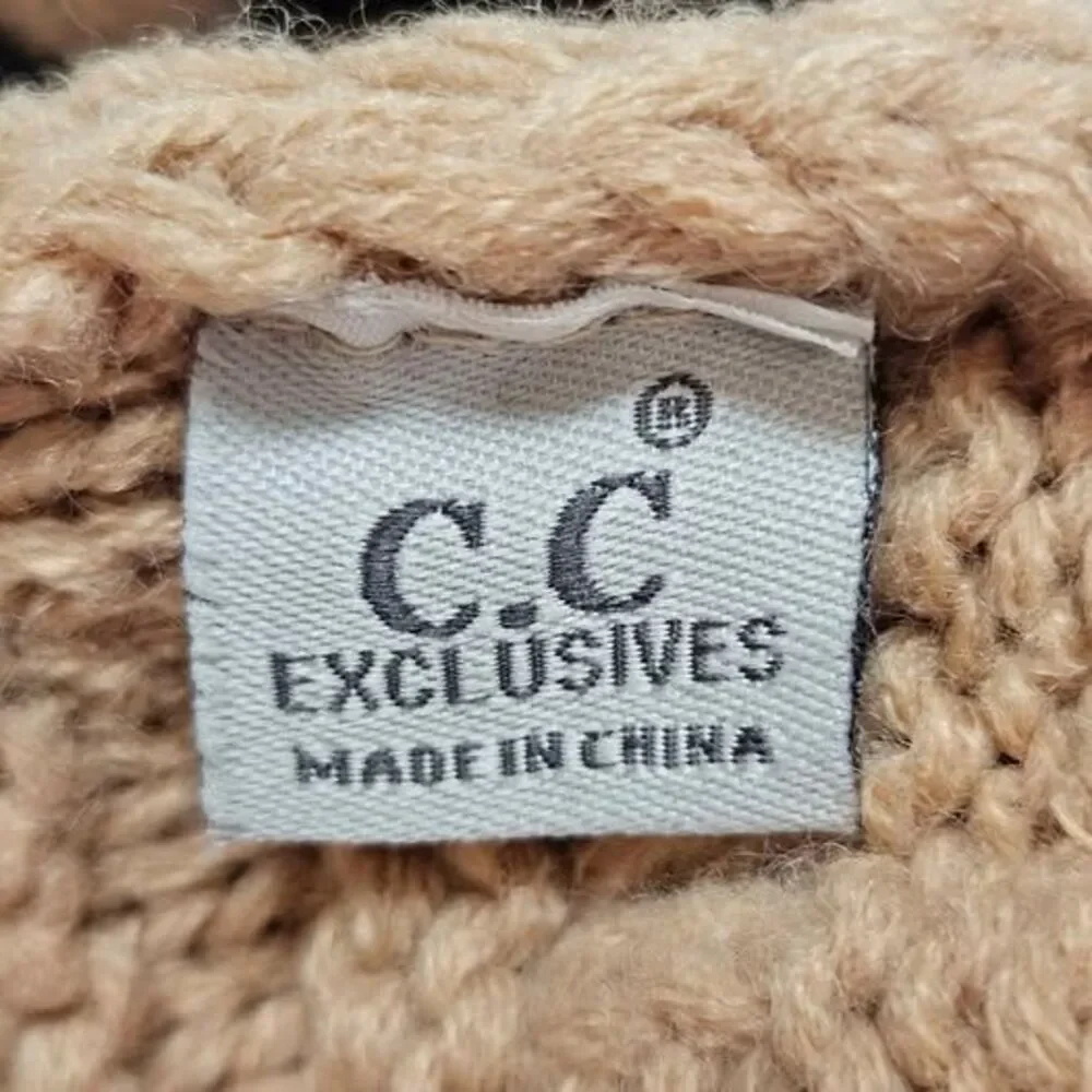 CC Exclusives Kids 2-5 Years Leopard Animal Print Ribbed Knit Beanie Hat